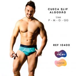 Cueca básica, confeccionada em algodão