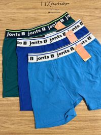 JONTS. Cueca Boxer em viscolycra com elástico slip JONTS