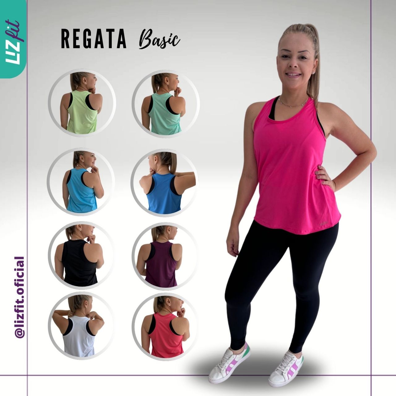 Regata Fitness com Tecnologia Avançada – Proteção UV e Zero Mau Cheiro!