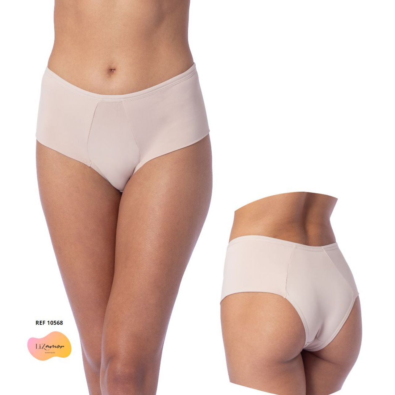 Tangão Plus Size de pala larga e dupla. Modelo fabricado em microfibra