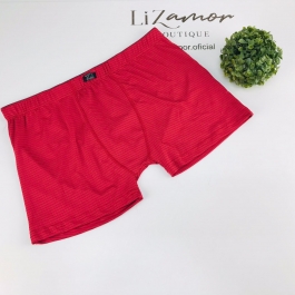 Cueca Boxer Estampada. Modelo incrível fabricado na microfibra e com elástico na cintura embutido