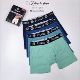 Cueca Boxer Long Leg. Modeo fabricado na Microfibra de Poliamida com elástico slip