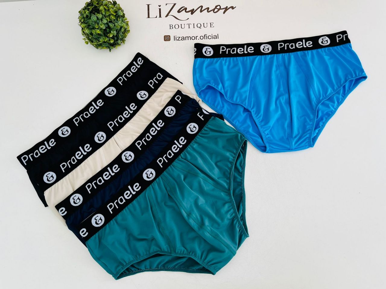Cueca Tradicional modelo cavada com elástico slip