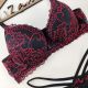 Fabricado por Lizamor. Conjunto de Soutien rendado push up. Acompanha fio dental rendado strappy bra.