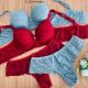 Plus Size. Conjunto de Soutien rendado com bojo e corpo reforçado. Fio dental asa delta rendado.