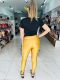 Calça Montaria com zíper. Fabricado por Lizamor, Calça Montaria Cirrè com zíper no cós e bolsinhos traseiros