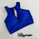 Liz fit. Top nadador com abertura nas costas. Modelo de bojo fixo