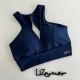 Liz fit. Top nadador com abertura nas costas. Modelo de bojo fixo