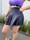LIZFIT. Shorts saia rodada em microfibra e sainha de dryfit.