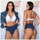 Fio dental milagroso. Fio dental duplo em microfibra que aperta a barriga e modela a cintura.