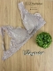 Demillus. Sutiã idylle. Soutien estilo Cropped rendado com bojo.