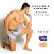 Cueca Boxer Estampada. Modelo fabricado na microfibra estampada com elástico slip
