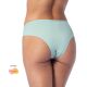 Tanga em microfibra com detalhes rendados