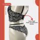 Fabricação Lizamor. Conjunto de Soutien estilo Cropped rendado. Acompanha fio dental rendado.
