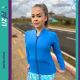 Liz Fit. Jaqueta Bomber Feminina. Modelo com bolsos e abertura total em zíper