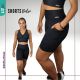 Liz fit. Shorts meia coxa maxxi press comfy com bolsos laterais