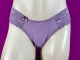 Tanga básica de microfibra com rendinhas laterais, modelo básico e pra usar todo dia