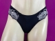 Tanga básica de microfibra com rendinhas laterais, modelo básico e pra usar todo dia