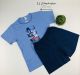Pijama infantil de algodão estilo camiseta e short estampado. Modelos incríveis