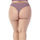 Zee Rucci. Calcinha fio dental plus size sem costura com cós confortável. 