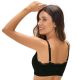 Sutiã Top Jacquard Zig-zag com Bojo sem Costura