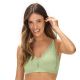 Sutiã Top Jacquard Zig-zag com Bojo sem Costura
