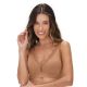 Sutiã Top Jacquard Zig-zag com Bojo sem Costura