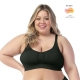Zee Rucci. Sutiã Confort Plus Size e Sem Costura Com Bojo Removível 