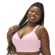 Zee Rucci. Sutiã Comfort Plus Size Com Bojo e Renda Sem Costura e com alças largas