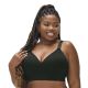 Zee Rucci. Sutiã Comfort Plus Size Com Bojo e Renda Sem Costura e com alças largas