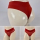 Fio dental duplo conforto de frente toda rendada. Modelo com cós duplo que proporciona conforto na cintura