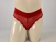Fio dental duplo conforto de frente toda rendada. Modelo com cós duplo que proporciona conforto na cintura