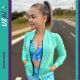 Liz Fit. Jaqueta Bomber Feminina. Modelo com bolsos e abertura total em zíper