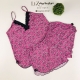 Baby Doll Plus Com Renda Estampado Sexy