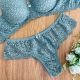 Plus Size. Conjunto de Soutien rendado com bojo e corpo reforçado. Fio dental asa delta rendado.