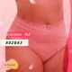 Calcinha alta modeladora em coton algodão com cintura rendada.