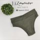 Tanga feminina de microfibra com cós duplo conforto