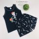 Pijama masculino infantil confeccionado em algodão Modelo de Short e regata. Modelos incríveis