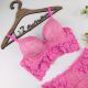 Linha Golden. Conjunto Estilo Cropped todo Rendado