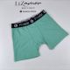 Cueca Boxer Long Leg. Modeo fabricado na Microfibra de Poliamida com elástico slip