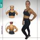 LIZfit. Calça legging 3D Zero transparência