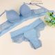 Fabricado por Lizamor. Conjunto de Soutien rendado com base de elástico. Acompanha fio dental rendado estilo borboleta.