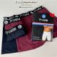Cueca Boxer Long Leg. Modeo fabricado na Microfibra de Poliamida com elástico slip