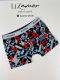 Cueca Boxer Estampada. Modelo fabricado na microfibra estampada com elástico slip