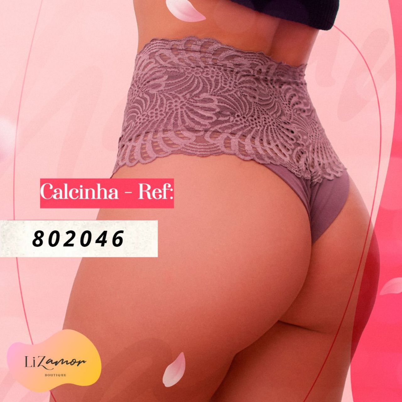 Fio dental super modelador com cós que afina a cintura.