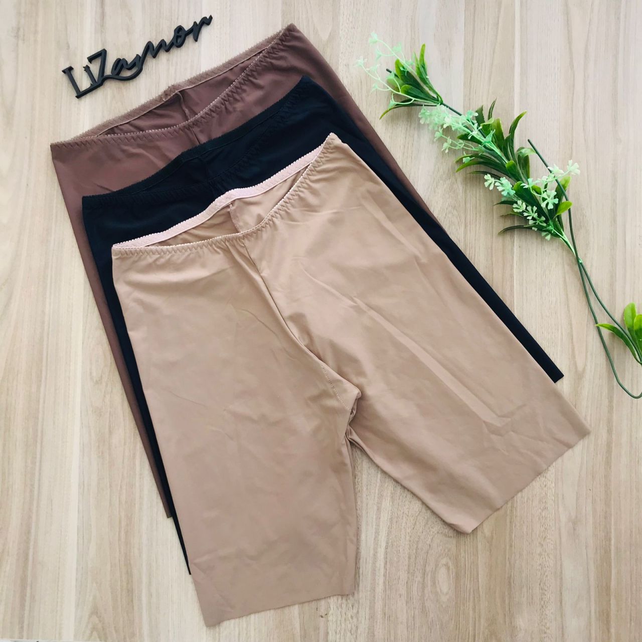 Bermuda bodyshort de microfibra para usar debaixo da saia e vestido. Não enrola e não sobe