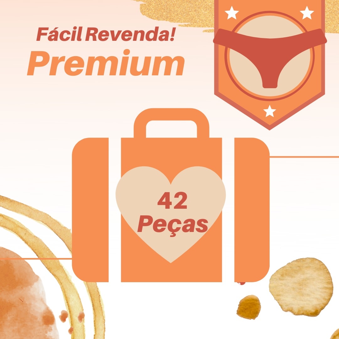 Combo Premium! Ideal para você que quer começar lucrando muito e tenho uma sacola com peças do básico ao luxo. Contém 42 peças